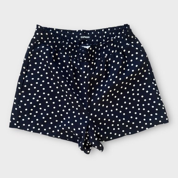 Express Polka Dot Shorts elastic waist - Med - Picture 4 of 7